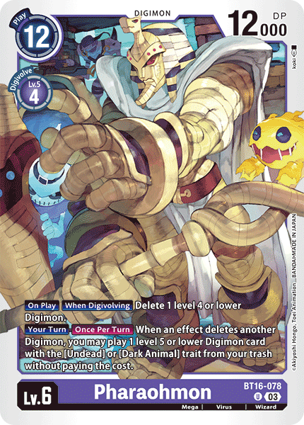 BT16-078 Pharaohmon Uncommon