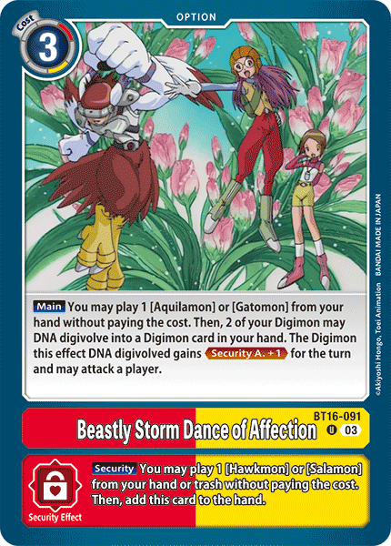 BT16-091 Beastly Storm Dance of Affection Uncommon