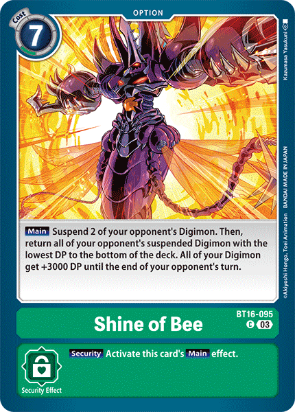 BT16-095 Shine of Bee Common