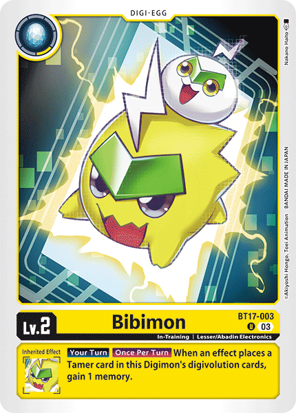 BT17-003 Bibimon Uncommon