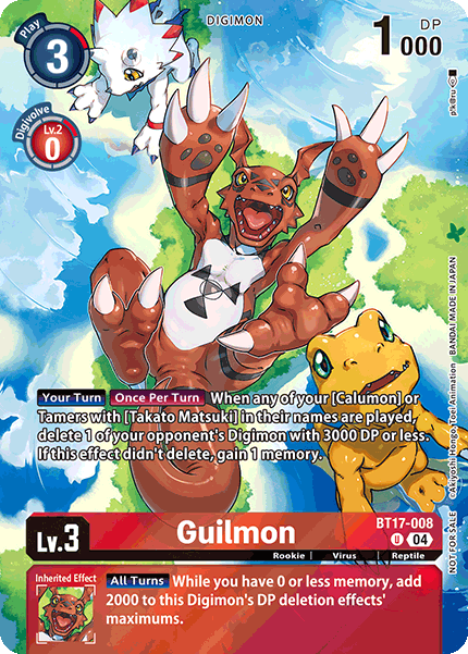 BT17-008 Guilmon Legend Pack 2024