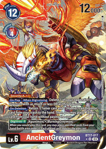 BT17-017 AncientGreymon Alternative Art