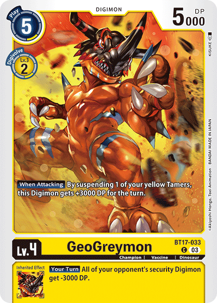 BT17-033 GeoGreymon Common