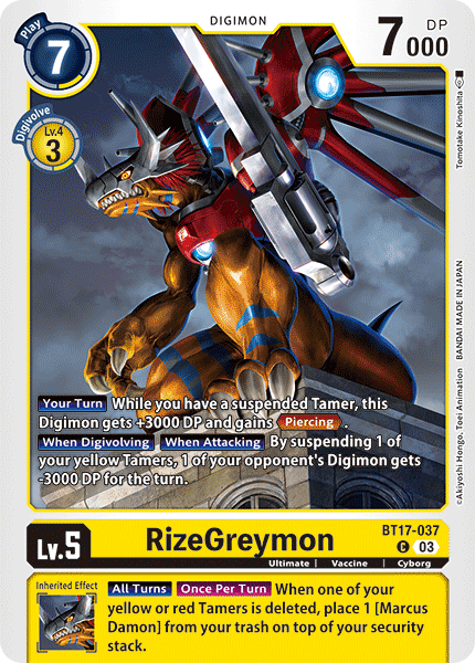 BT17-037 RizeGreymon Common