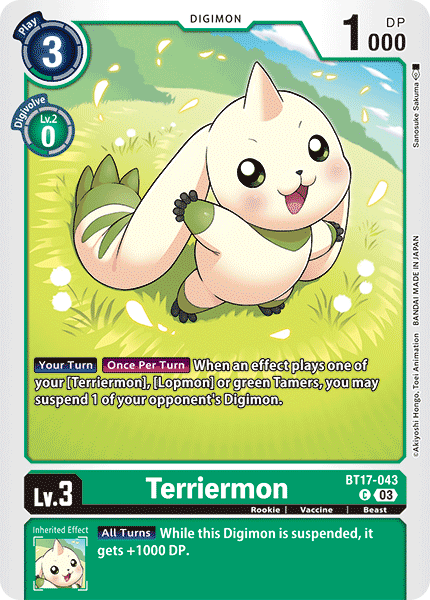 BT17-043 Terriermon Common