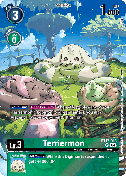 BT17-043 Terriermon Legend Pack 2024