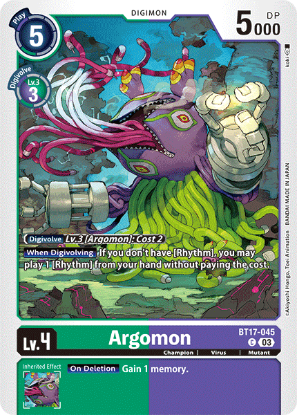 BT17-045 Argomon Common