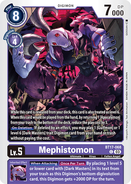 BT17-068 Mephistomon Common