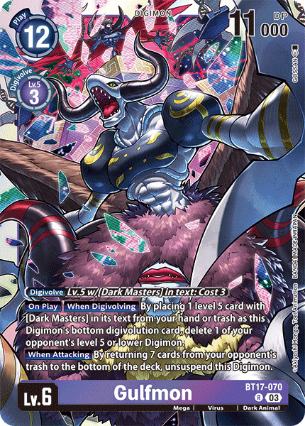 BT17-070 Gulfmon Rare