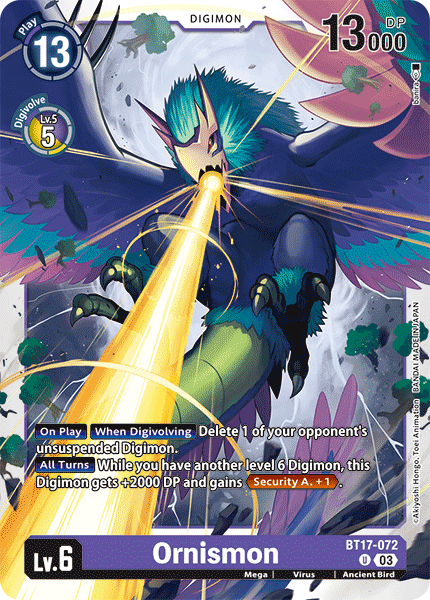 BT17-072 Ornismon Uncommon