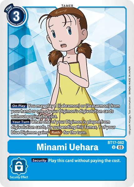 BT17-082 Minami Uehara Uncommon