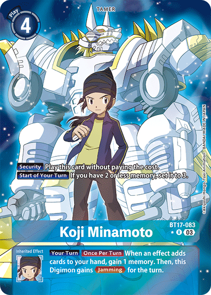 BT17-083 Koji Minamoto Alternative Art