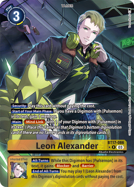 BT17-086 Leon Alexander Alternative Art