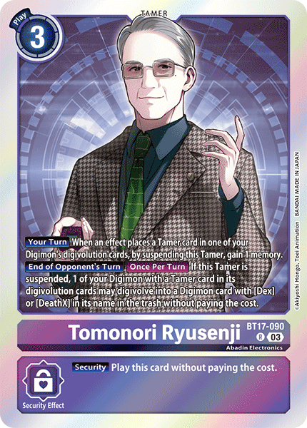 BT17-090 Tomonori Ryusenji Rare