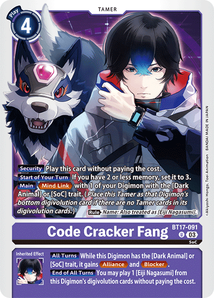 BT17-091 Cracker Fang Uncommon