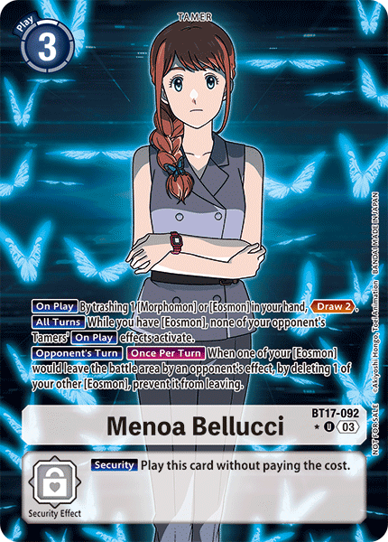 BT17-092 Menoa Bellucci Box Topper