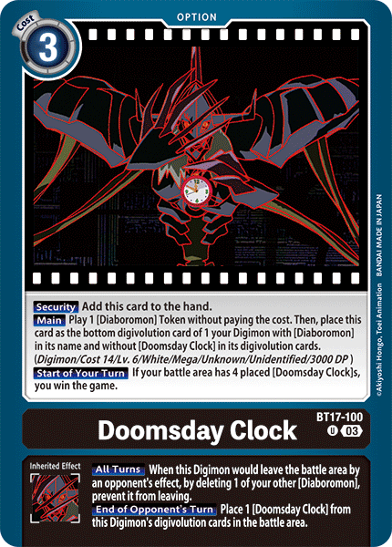 BT17-100 Doomsday Clock Uncommon