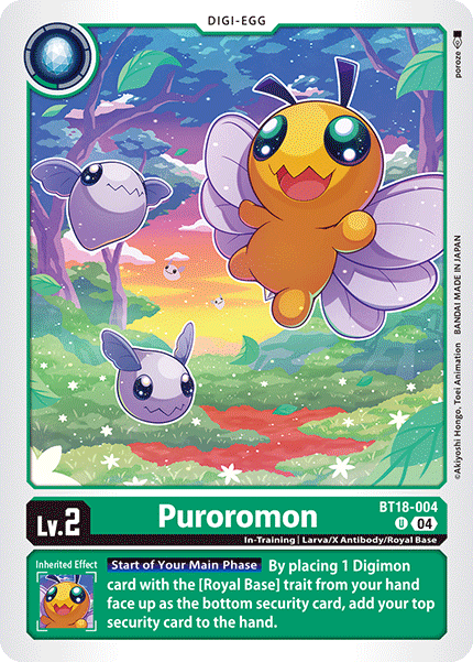 BT18-004 Puroromon Uncommon