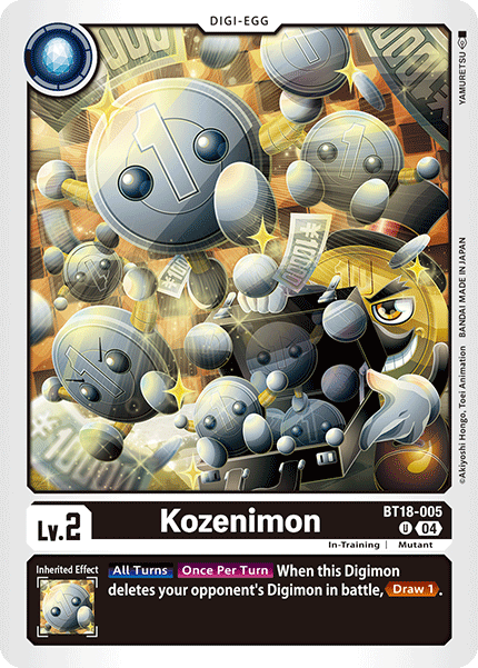 BT18-005 Kozenimon Uncommon