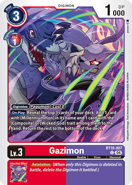 BT18-007 Gazimon Common