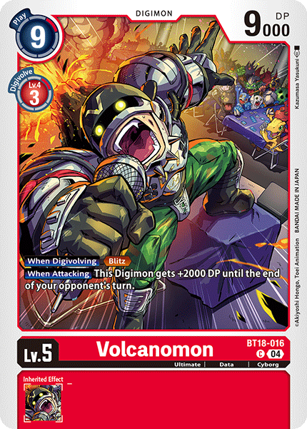 BT18-016 Volcanomon Common