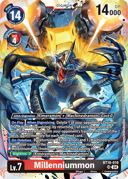 BT18-019 Millenniummon Super Rare