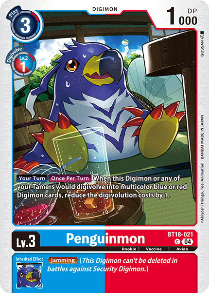 BT18-021 Penguinmon Common