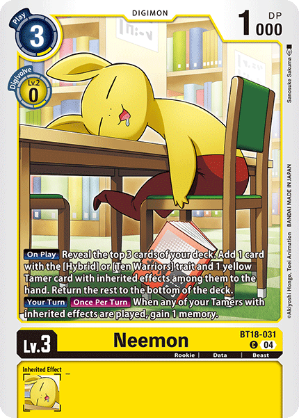 BT18-031 Neemon Common