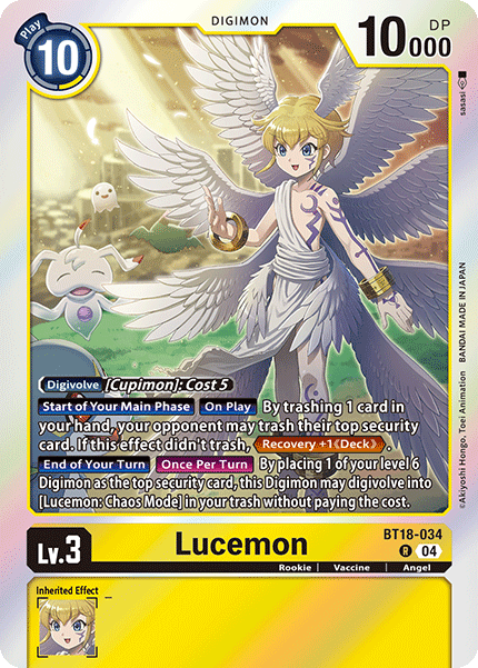 BT18-034 Lucemon Rare