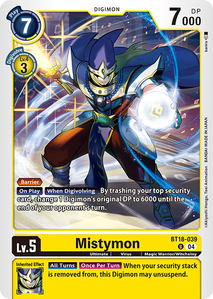 BT18-039 Mistymon Uncommon