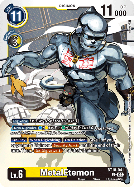 BT18-041 MetalEtemon Uncommon