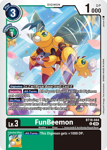 BT18-044 FunBeemon Uncommon