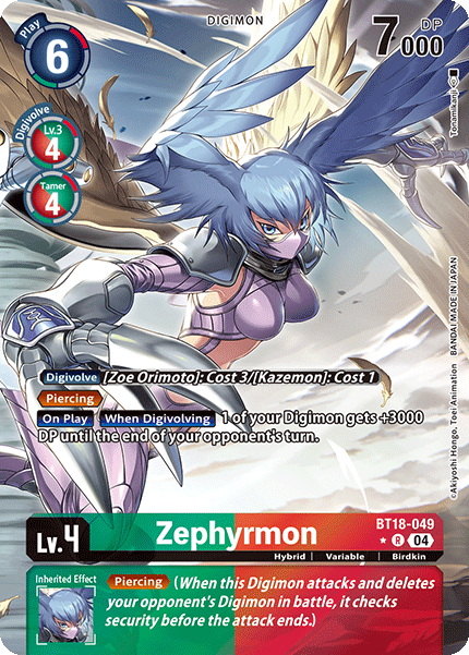 BT18-049 Zephyrmon Alternative Art