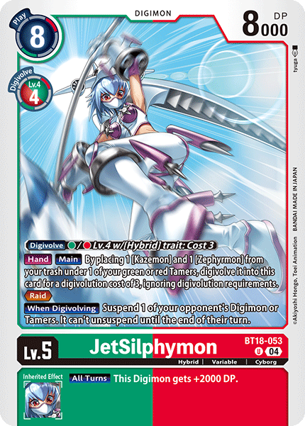 BT18-053 JetSilphymon Uncommon