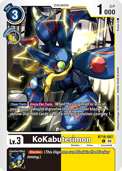 BT18-057 KoKabuterimon Common