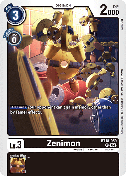 BT18-059 Zenimon Common