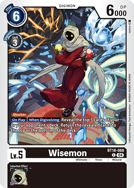 BT18-068 Wisemon Common