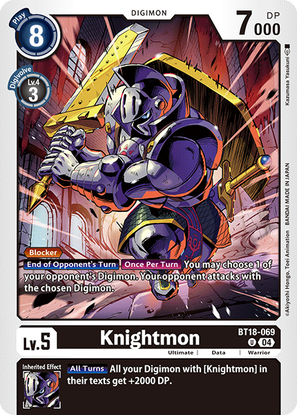 BT18-069 Knightmon Uncommon