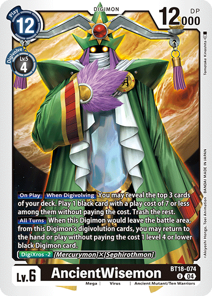 BT18-074 AncientWisemon Uncommon