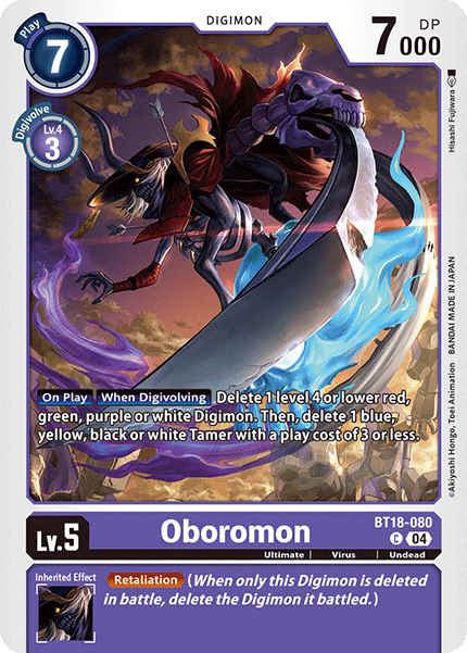 BT18-080 Oboromon Common