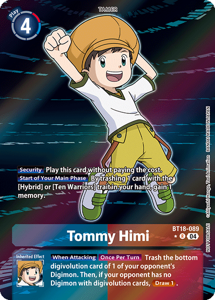 BT18-089 Tommy Himi Box Topper