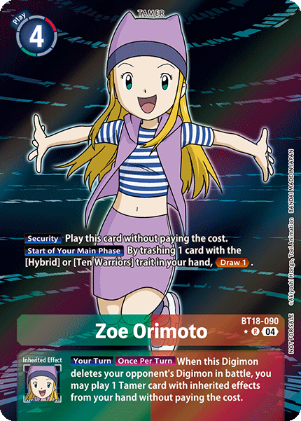 BT18-090 Zoe Orimoto Box Topper