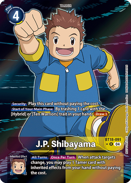 BT18-091 J.P. Shibayama Box Topper