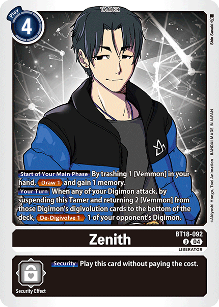 BT18-092 Zenith Uncommon