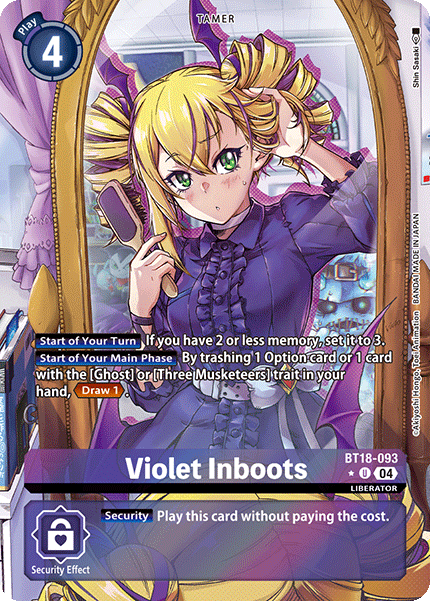 BT18-093 Violet Inboots Alternative Art