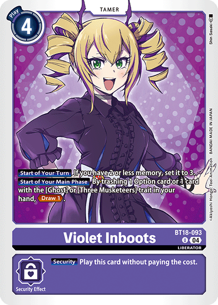 BT18-093 Violet Inboots Uncommon