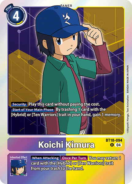 BT18-094 Koichi Kimura Rare