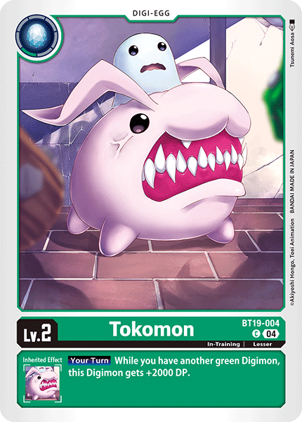 BT19-004 Tokomon Common