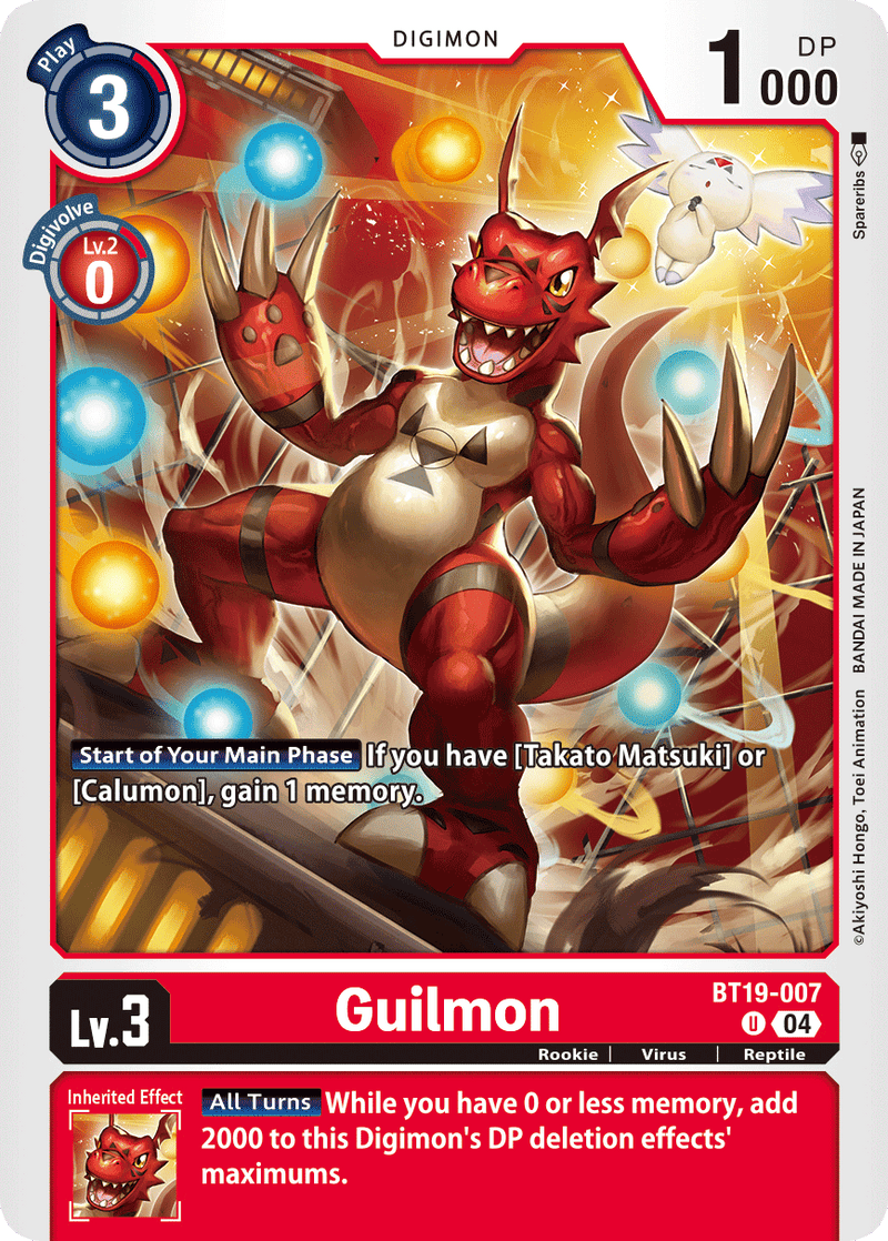 BT19-007 Guilmon Uncommon