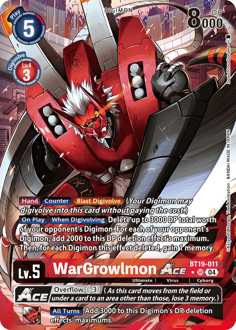 BT19-011 WarGrowlmon ACE Alternative Art